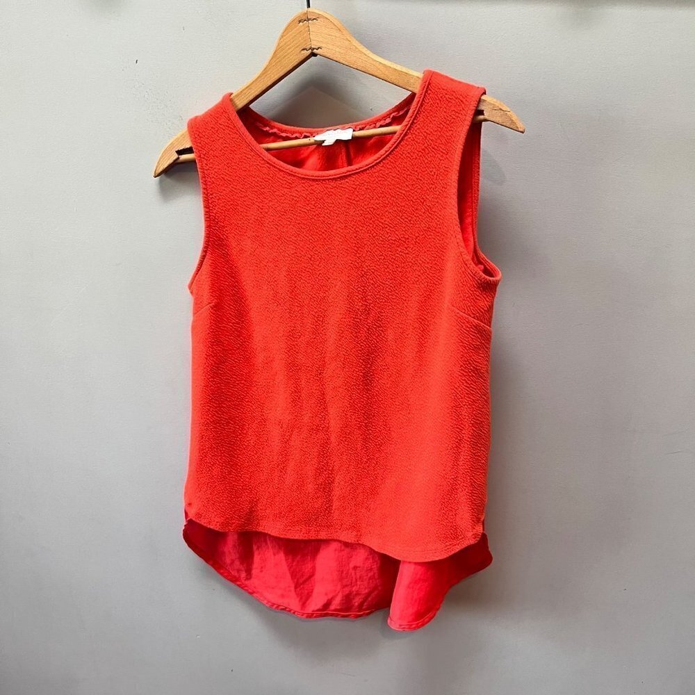 Anthropologie | Deletta Sania Orange High Low Tank- Size M